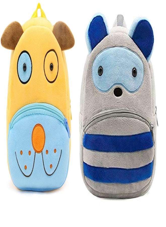 Black Hill Kids School Bag Soft Plush Backpack Cartoon Bags Mini Travel Bag for for Girls Boys Toddler Baby Cute Dog & Recon - Image 1